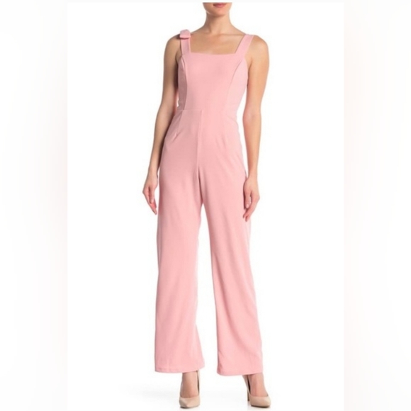 MARINA Pants & Jumpsuits Marina Blush Pink Jumpsuit Nwt Poshmark